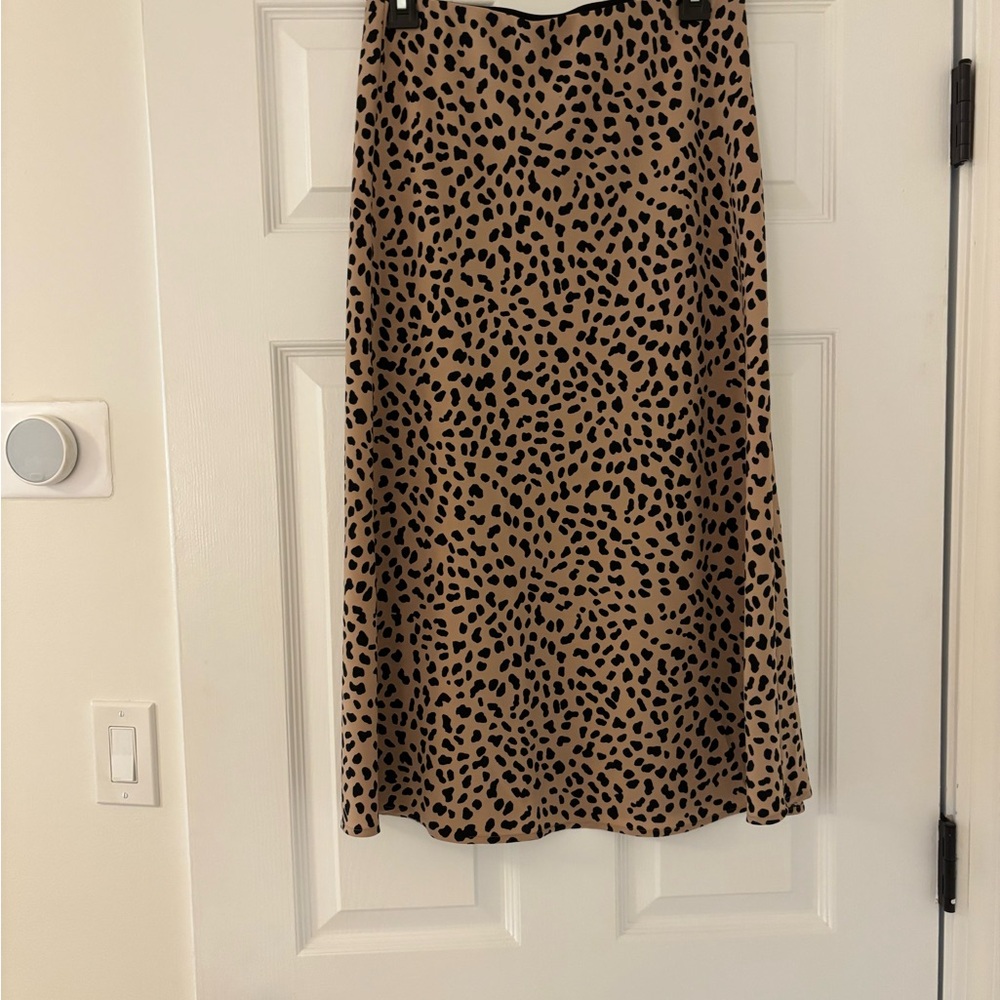 Sanctuary Animal Print A-Line Skirt